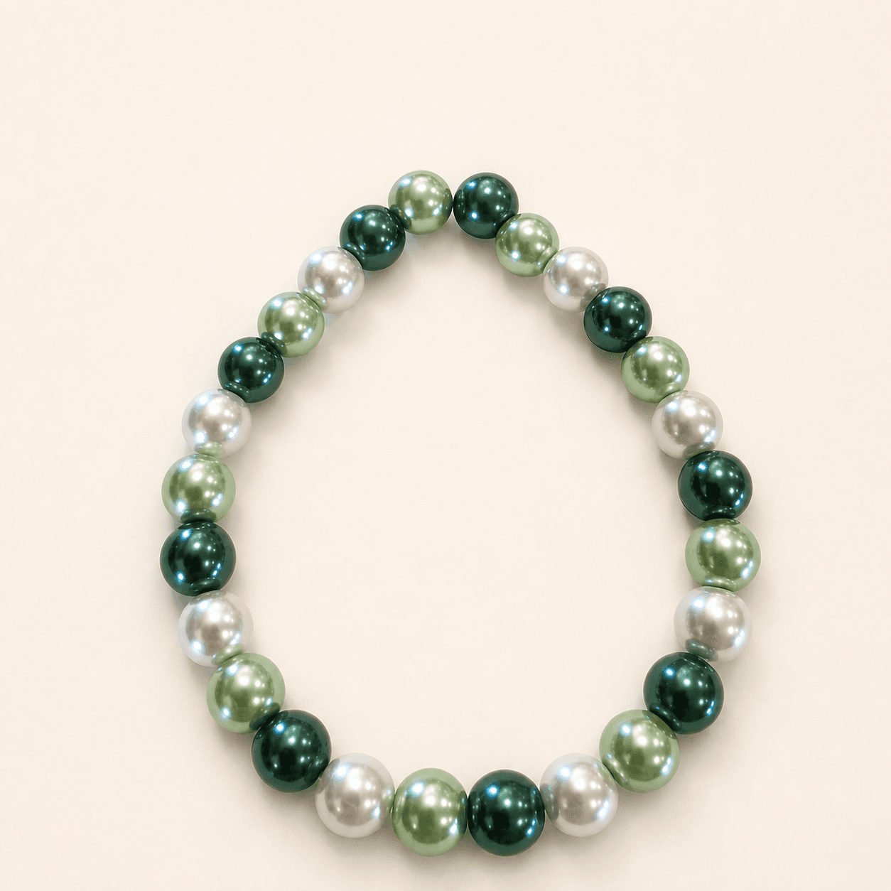Garden Pearl handmade beaded bracelet